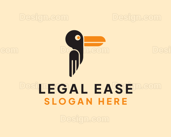 Long Beak Bird Logo