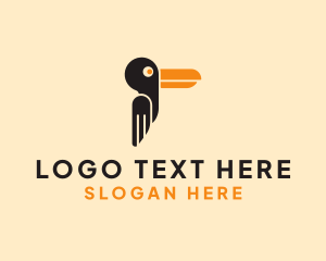 Bird - Long Beak Bird logo design