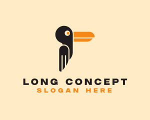 Long Beak Bird  logo