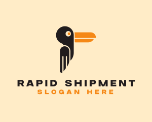 Long Beak Bird  logo design