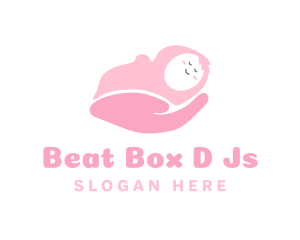 Pink Newborn Baby logo