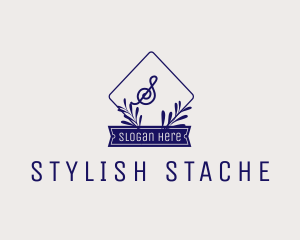 Elegant Stylish Organic Leaves  logo design