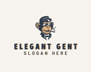 Monkey Gentleman Cigar logo design