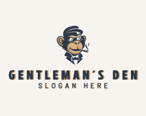 Monkey Gentleman Cigar logo design