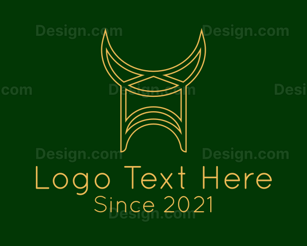 Medieval Viking Horns Logo