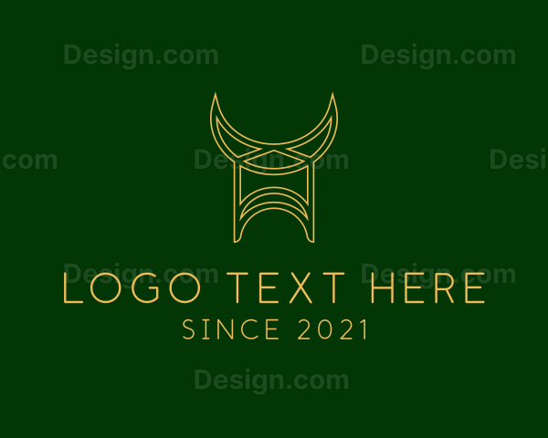 Medieval Viking Horns Logo