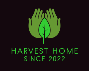 Farmer Gardening Hands  logo