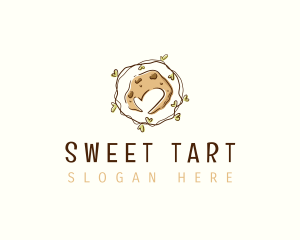 Cookie Heart Pastry logo design