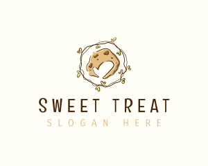 Cookie Heart Pastry logo design