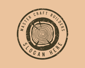 Rustic Wood Craft logo design