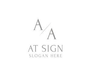 Stylish Generic Sign logo design