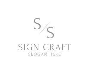 Stylish Generic Sign logo