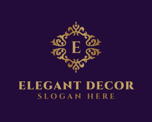Decorative Elegant Ornament logo design