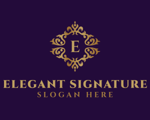 Decorative Elegant Ornament logo design