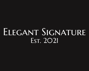 Elegant Luxury Brand logo design