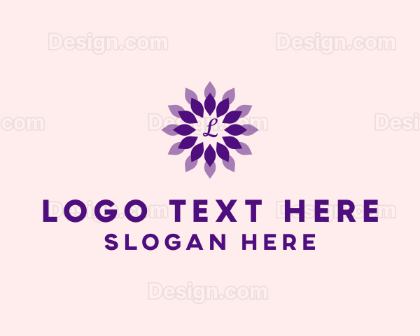 Lotus Flower Petals Logo