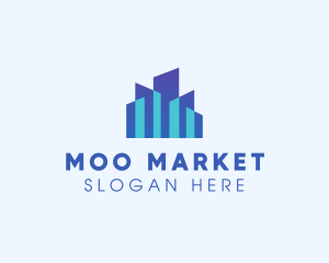 Stock Market City logo design