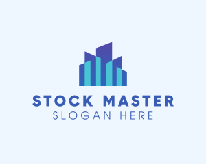 Stock Market City logo design