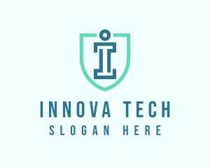 Tech Startup Letter I logo design