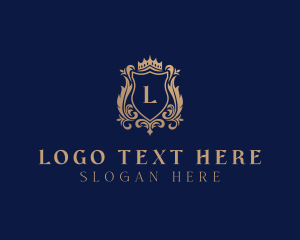 Elegant Regal Shield logo