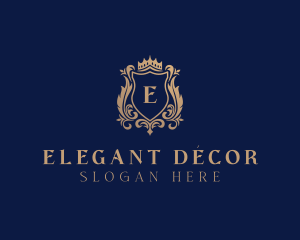 Elegant Regal Shield logo design