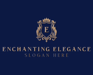 Elegant Regal Shield logo design