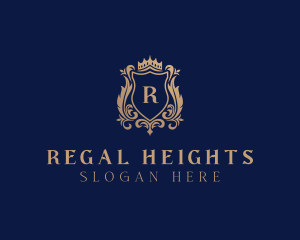 Elegant Regal Shield logo design