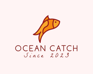 Fish Pescatarian Fishing logo