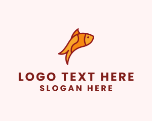 Fish Pescatarian Fishing Logo