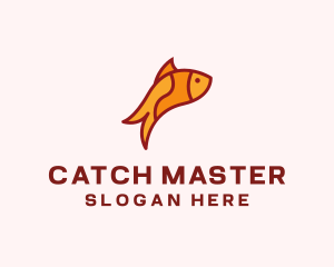 Fish Pescatarian Fishing logo design