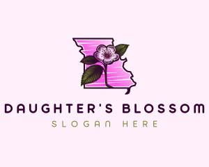 Missouri Hawthorn Flower logo design