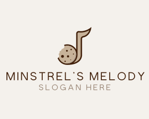 Cookie Musical Note Bites logo design