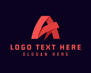 Digital League Letter A Logo