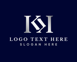 Luxury Hotel Lifestyle Letter KK Logo