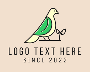 Eco Friendly Pigeon Bird  logo