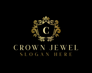 Shield Crown Royalty logo design