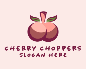 Sexy Cherry Breast logo design