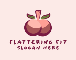 Sexy Cherry Breast logo design