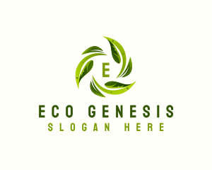 Eco Leaf Nature logo design