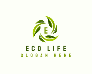 Eco Leaf Nature logo design