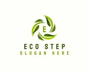 Eco Leaf Nature logo design