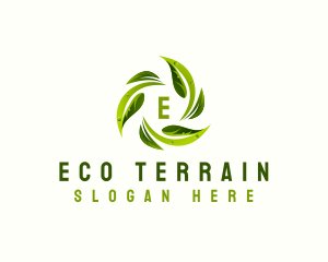 Eco Leaf Nature logo design