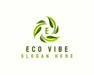 Eco Leaf Nature logo design