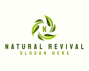 Eco Leaf Nature logo design