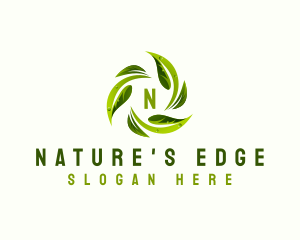 Eco Leaf Nature logo design