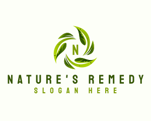 Eco Leaf Nature logo design