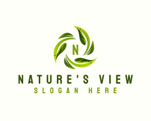 Eco Leaf Nature logo design