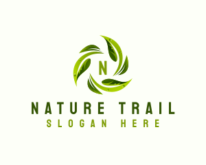 Eco Leaf Nature logo design