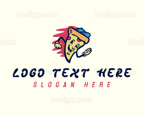 Pizza Food Delivery Logo