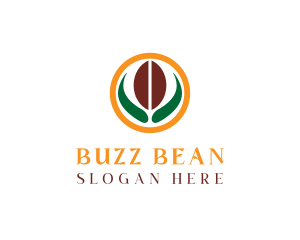 Coffee Bean Plant logo design